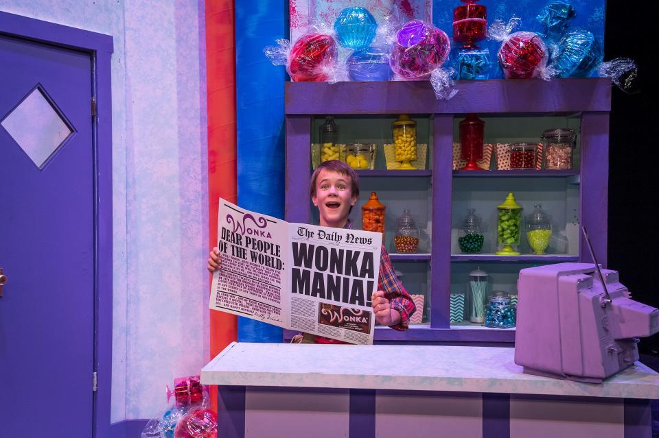 Graham Moore plays Charlie Bucket in Amarillo Little Theatre's production of "Charlie and the Chocolate Factory."