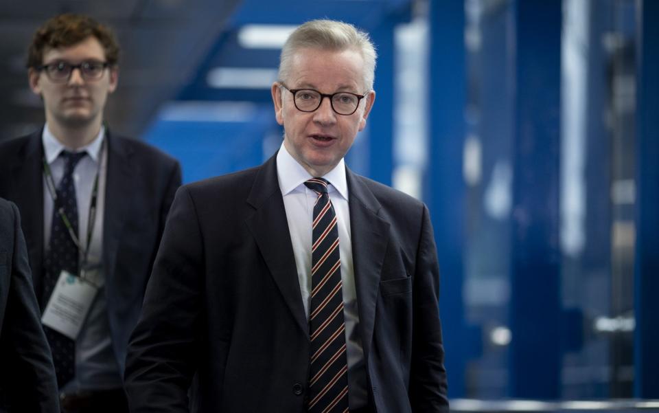Michael Gove was dubbed a 'snake in the grass' by one Cabinet minister during the Party Conference - TOLGA AKMEN/EPA-EFE/Shutterstock /Shutterstock
