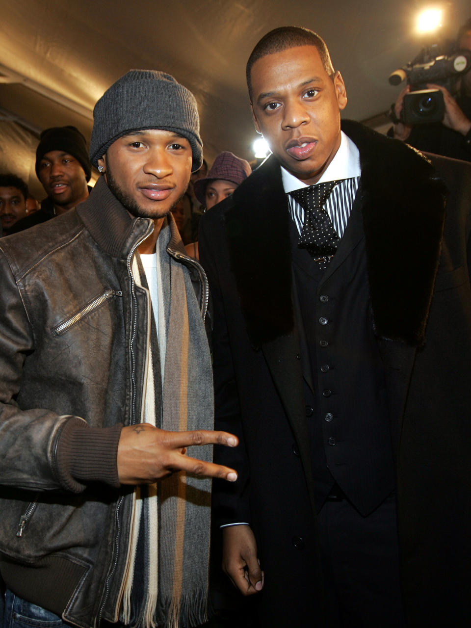 Usher and Jay-Z 