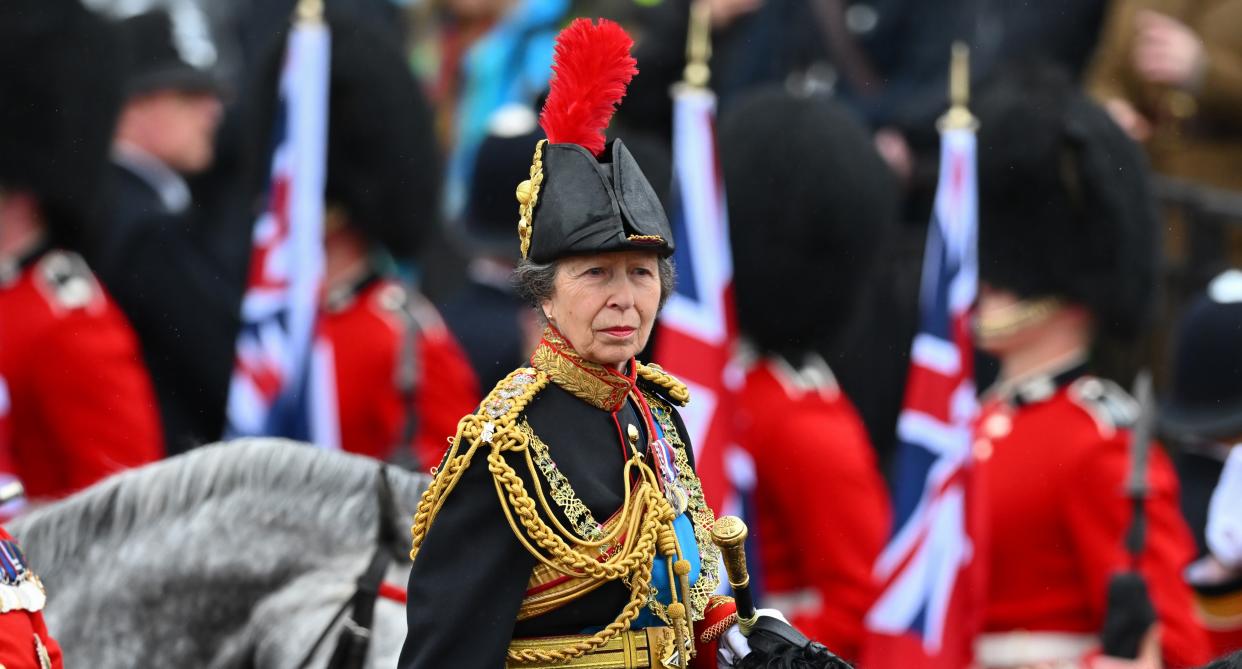 Princess Anne played a pivotal part in the King's coronation. (Getty Images)