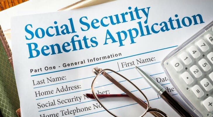 Social Security application form