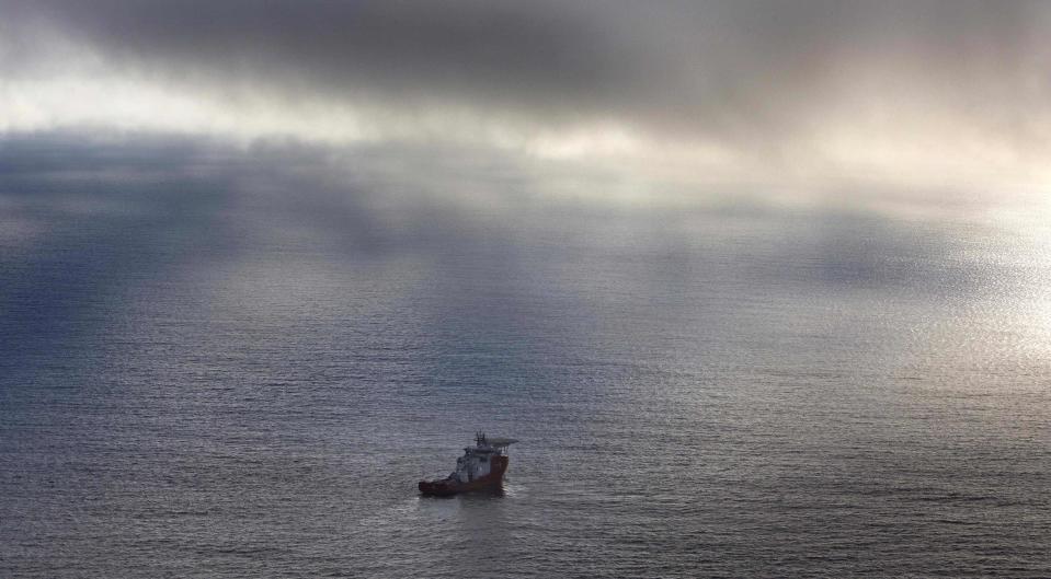 The Australian Defence Vessel Ocean Shield sails in the southern Indian Ocean as it continues to search for the missing Malaysian Airlines Flight MH370