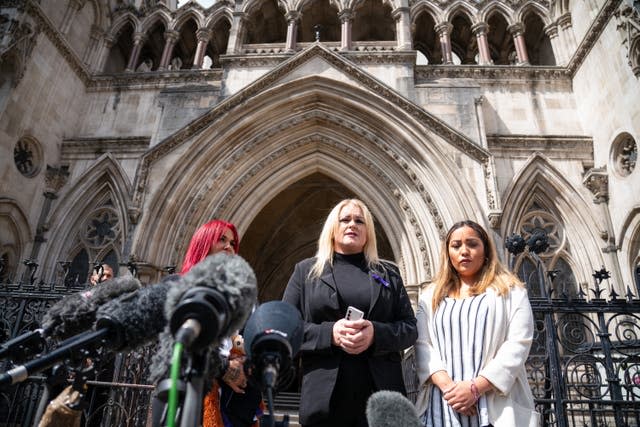 The mother of Archie Battersbee, Hollie Dance, outside the Royal Courts of Justice, London