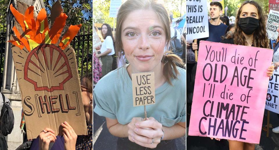 Climate change march: The best protest placards