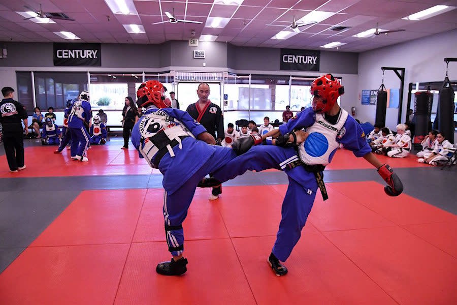 <b>photo: sunnyvale martial arts academy/<a href="https://www.yelp.com/biz_photos/sunnyvale-martial-arts-academy-sunnyvale?utm_campaign=4be0fb12-d24a-48b1-a934-13b63434b93f%2Ce00f0d57-d83b-4e4b-a434-1f0f22f27988&utm_medium=81024472-a80c-4266-a0e5-a3bf8775daa7" rel="nofollow noopener" target="_blank" data-ylk="slk:yelp;elm:context_link;itc:0;sec:content-canvas" class="link ">yelp</a></b>