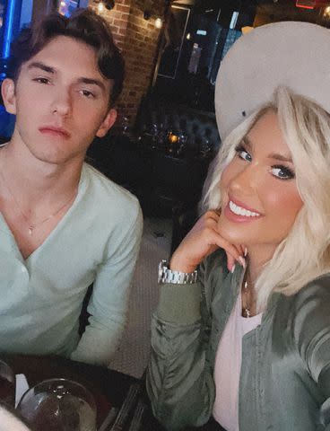 <p>Savannah Chrisley/Instagram</p> Grayson and Savannah Chrisley