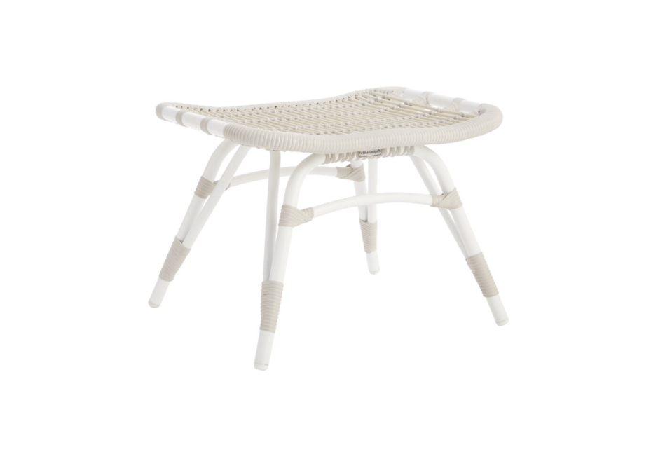 2) Monet Outdoor Ottoman, Dove White