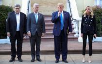 U.S. President Trump holds photo opportunity in front of St John's Church in Washington