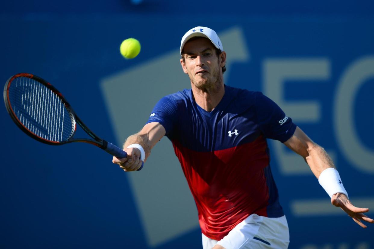 Preparation hit: Andy Murray will begin his Wimbledon defence on Monday: Getty Images for LTA