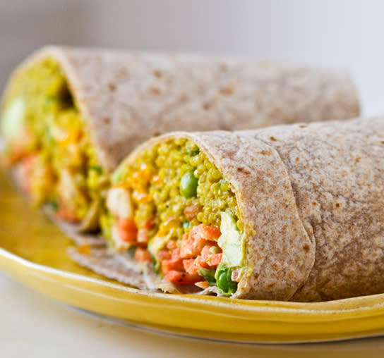 Curried Quinoa Wraps