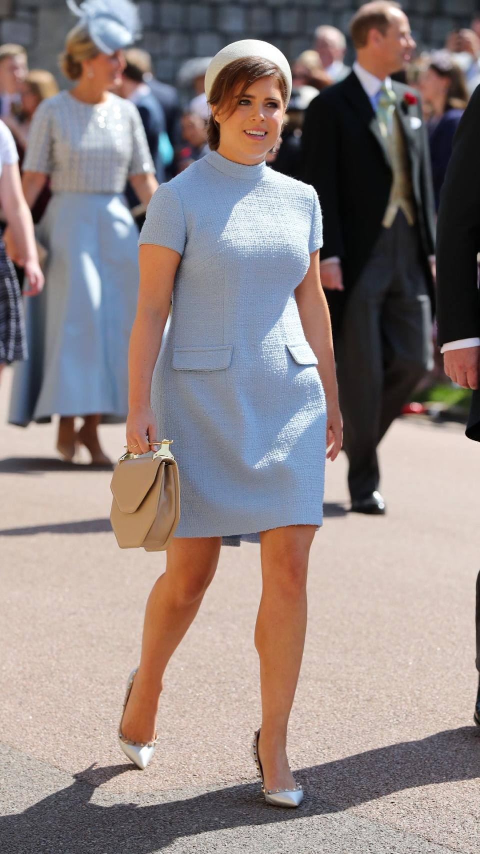 Princess Eugenie’s short dress