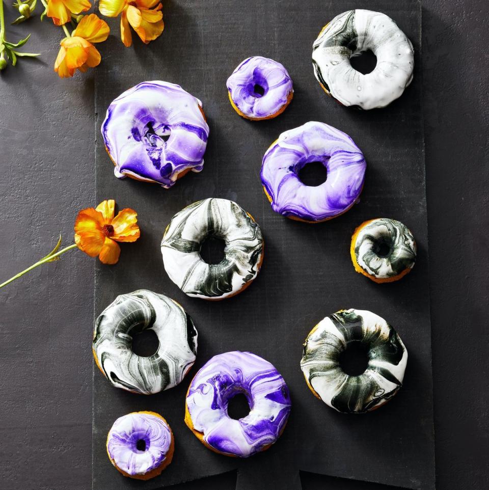 Dip-Dyed Donuts