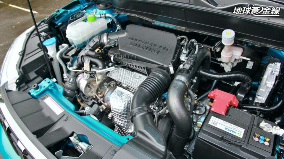 Vitara Hybrid這次搭載1.4升缸內直噴渦輪增壓引擎，在導入48V輕油電系統之後，最大馬力數字略為下修至129匹。(圖片來源/ 地球黃金線)