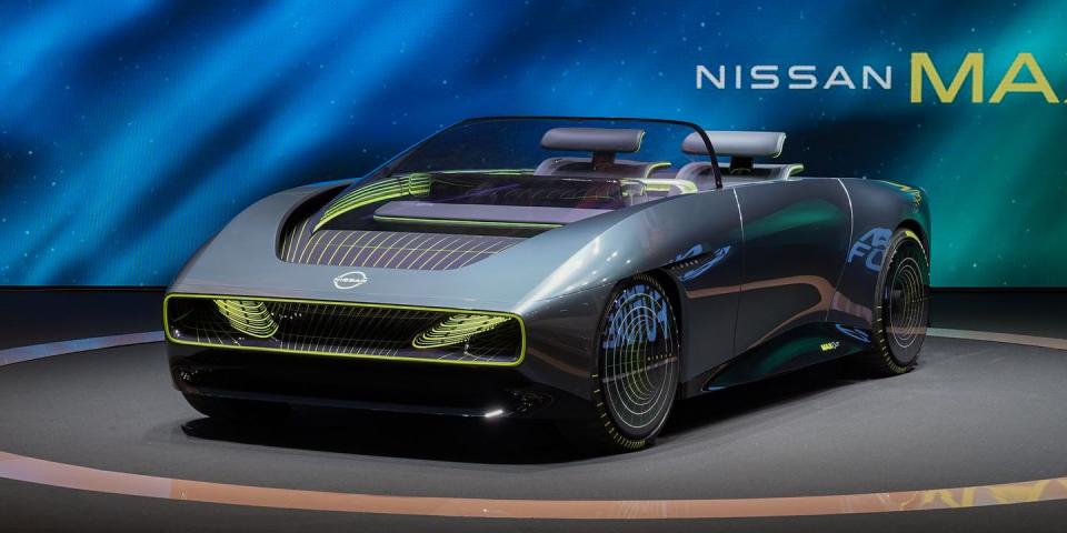 nissan max out concept convertible ev