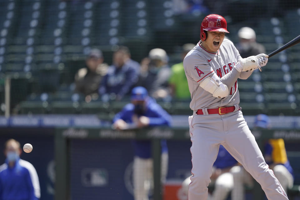 大谷翔平。 (AP Photo/Ted S. Warren)