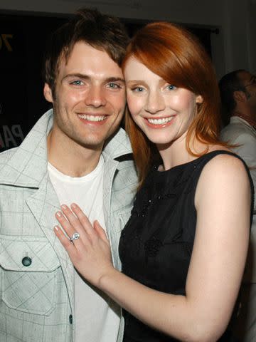<p>Stefanie Keenan/Patrick McMullan/Getty</p> Seth Gabel and Bryce Dallas Howard attend Paper Magazine's Last Supper Party on December 11, 2005 in Los Angeles, CA.