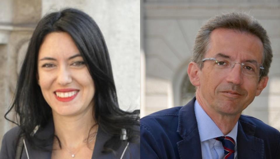 Lucia Azzolina (ministro della Scuola) e Gaetano Manfredi (ministro dell'Università e della Ricerca)