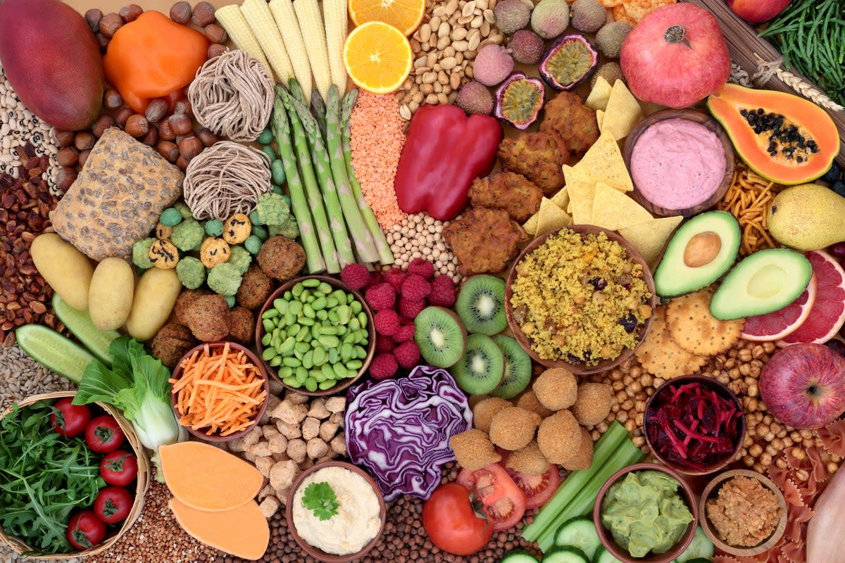 A plant-based diet, rich in fruit, vegetables, whole grains, legumes, nuts and seeds, is one of the healthiest choices you can make (Getty/iStock)