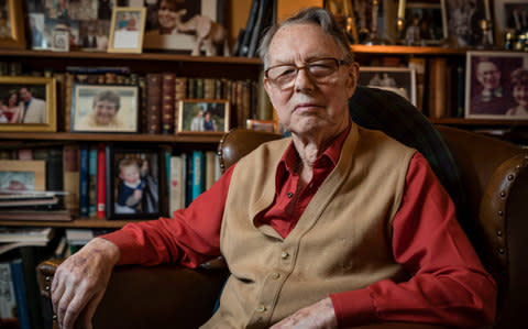 Paul Lamplugh, father of Suzy, at his home in south west London - Credit: Andrew Crowley 