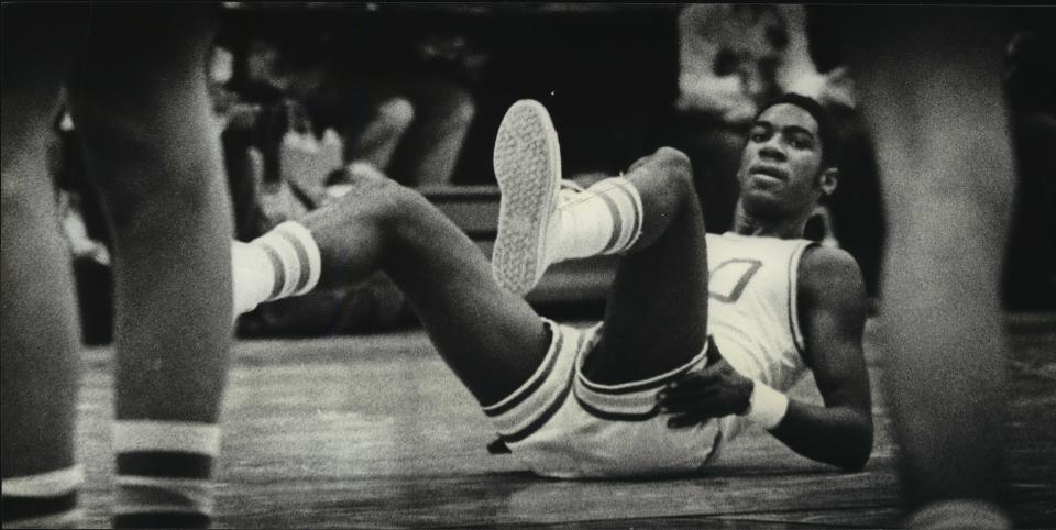 Nigel Wallace of Thomas More was ruled ineligible just as the Cavaliers were preparing for the 1980 WISAA state tournament.