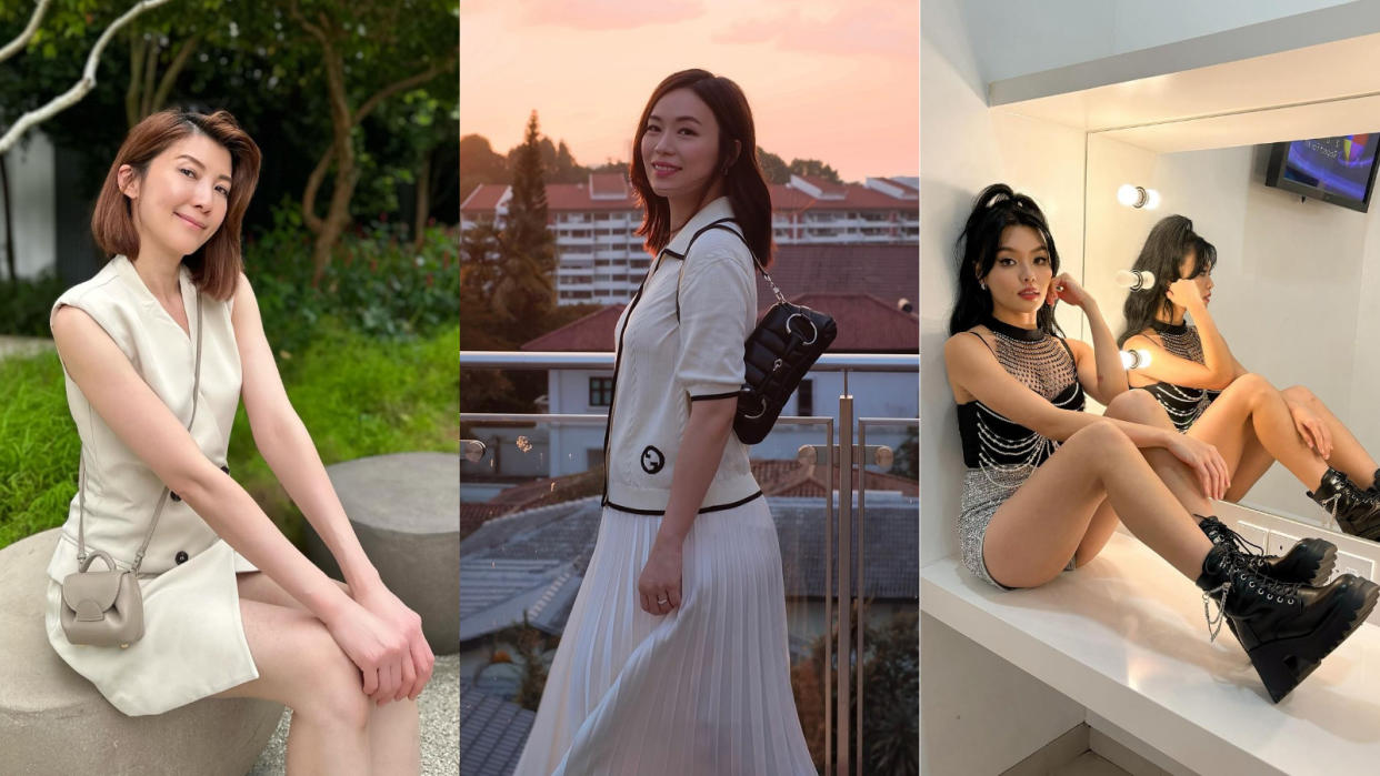 From left to right: Jeanette Aw, Rebecca Lim, and Hazelle Teo are among the Top 10 most-searched female celebrities in Singapore (Photos: Instagram/jeanetteaw, Instagram/limrebecca, Instagram/heyhihazelle)