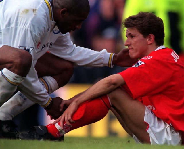 The Brazilian left in 1997 following relegation from the Premier League and FA Cup and League Cup final defeats (John Giles/PA).