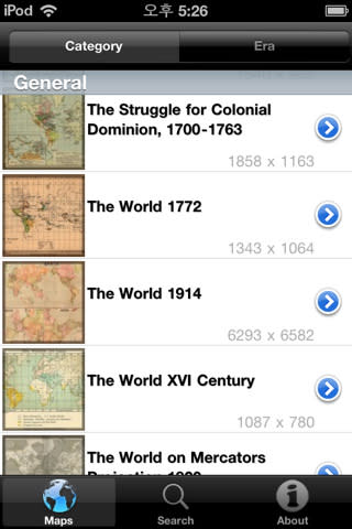 History: Maps of the World