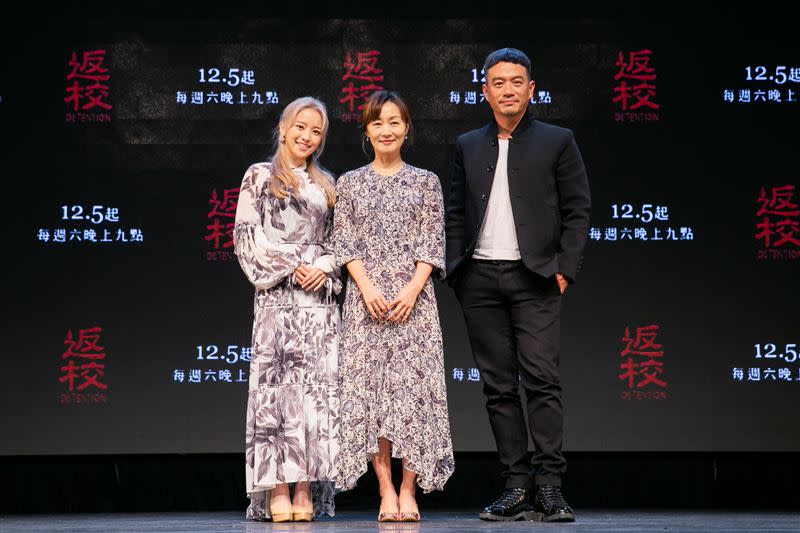 《返校》影集演員蔡瑞雪、鄭家榆、張翰。（圖／公視提供）