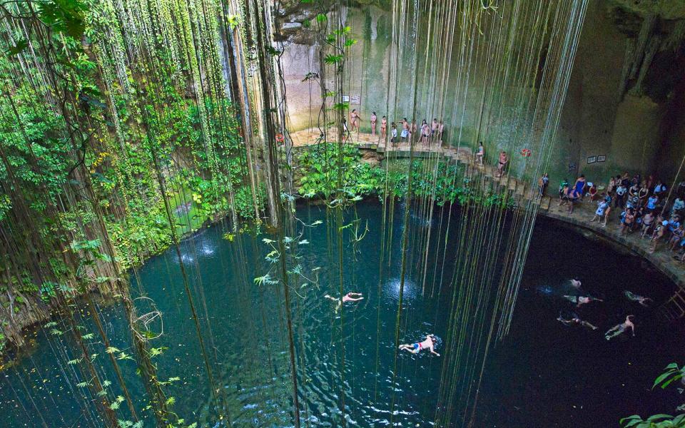 Cenotes in the Yucatán