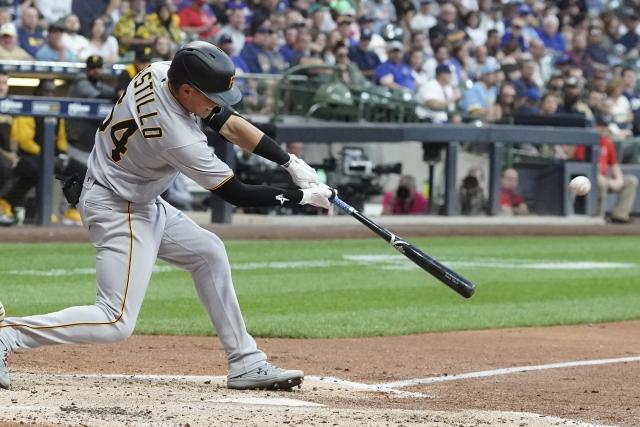 Tag at home plate caps Brewers' 4-3 victory over Pirates