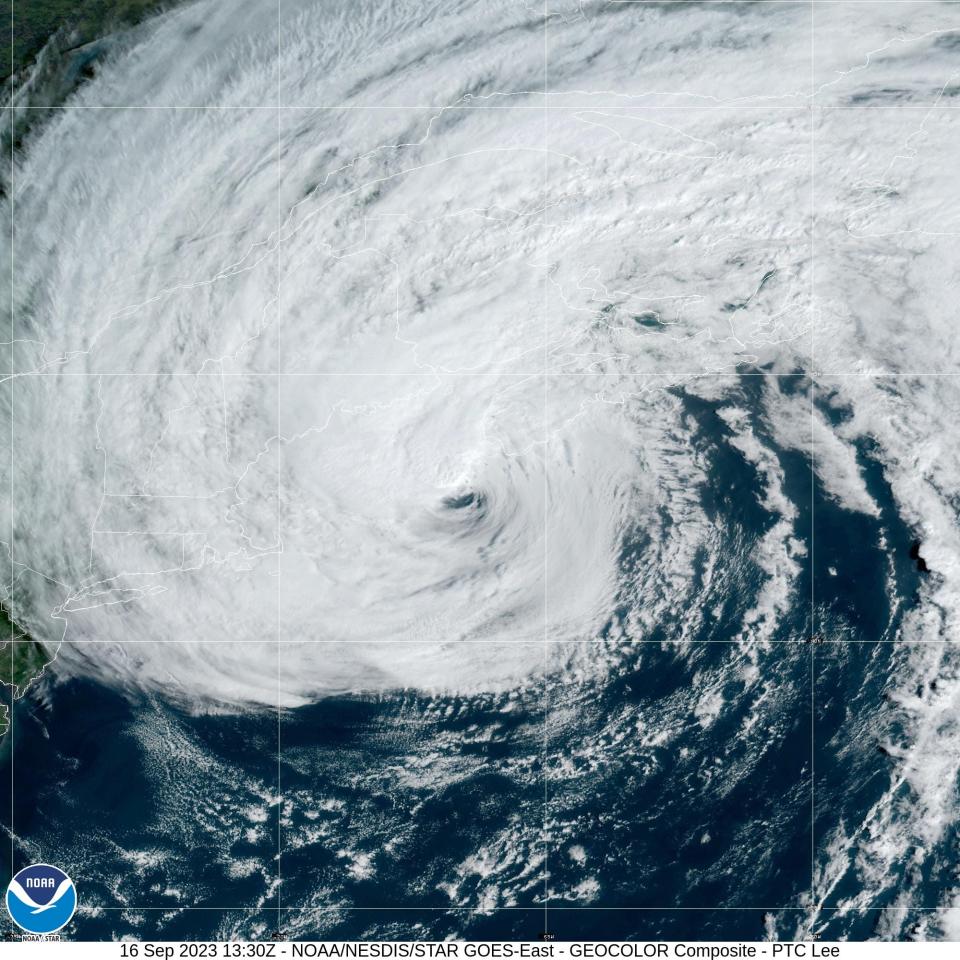 Hurricane Lee transitioned to a post-tropical cyclone on Sept. 16, 2023.