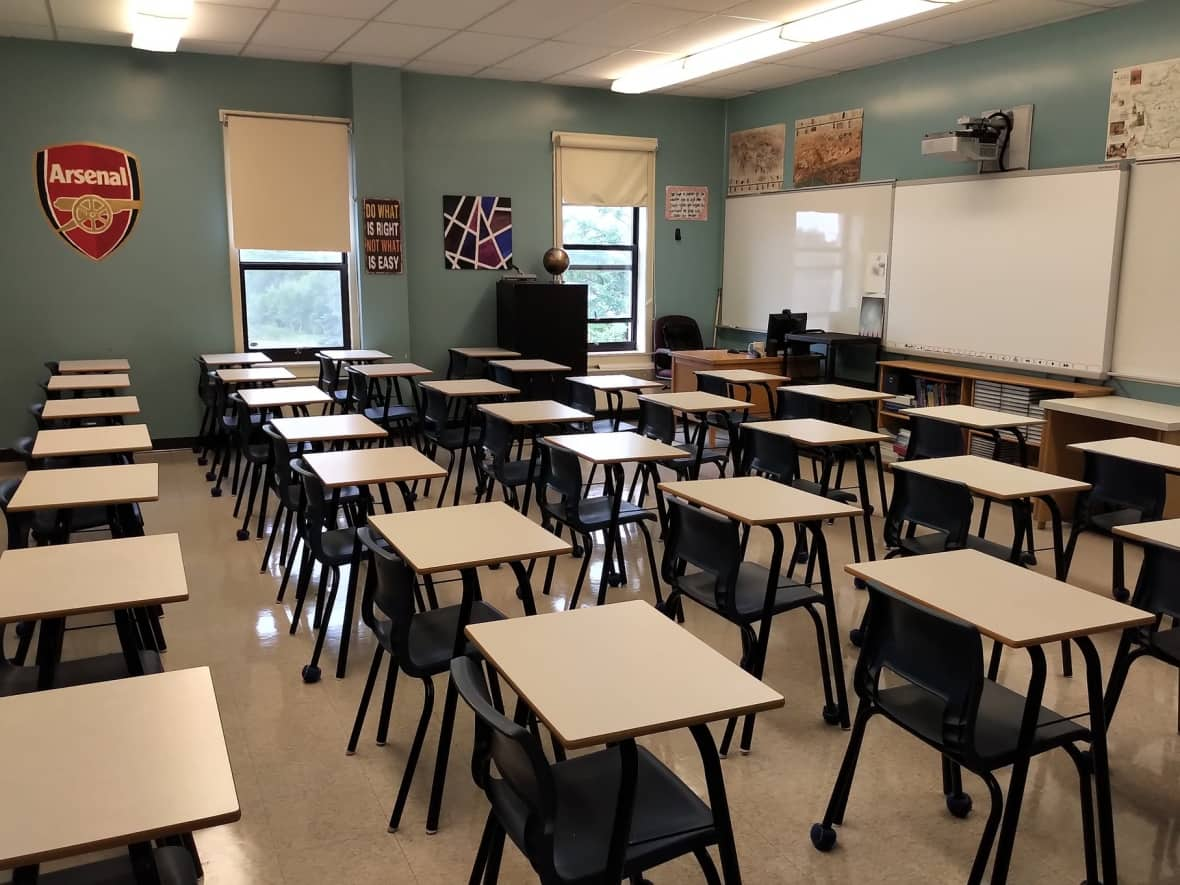 Halifax Regional Police records show officers were called to schools due to violent incidents involving students more than 420 times since 2018.  (Stephen Rowe/Twitter - image credit)