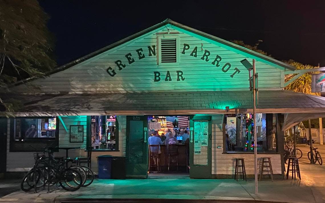 The Green Parrot bar offers live music in Key West.