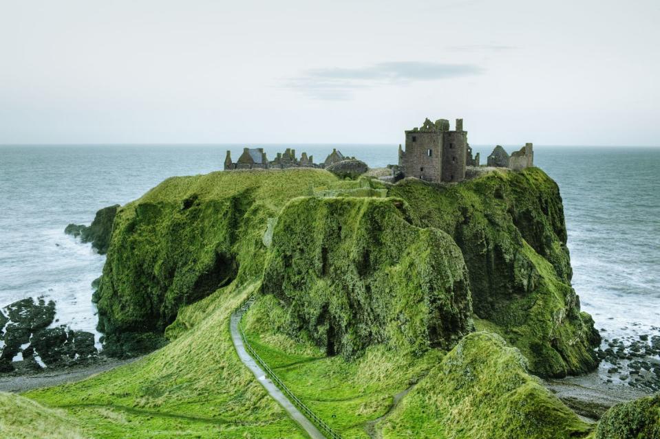 dunnottar castle, close to aberdeen