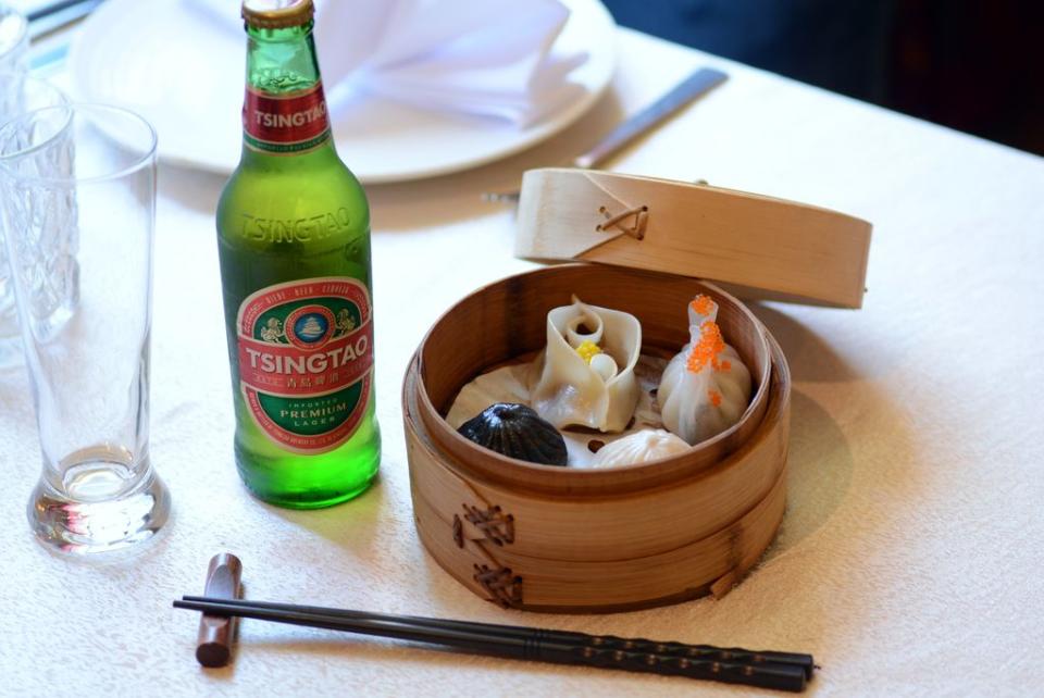 Dim sum con cerveza