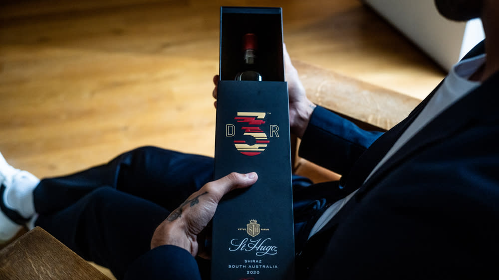 Shiraz is one of Ricciardo’s favorite varietals. - Credit: DR3 x St Hugo