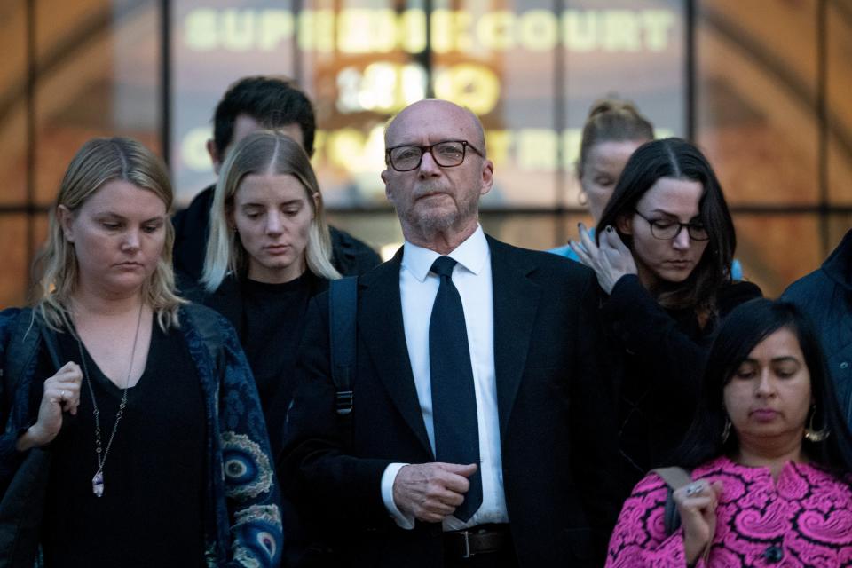 Paul Haggis leaves court