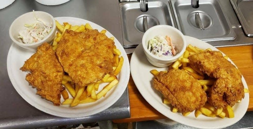 Fish and chips from Dillion's Restaurant