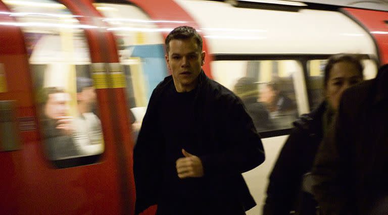 Matt Damon como el agente secreto Jason Bourne, en la tercera entrega de la saga