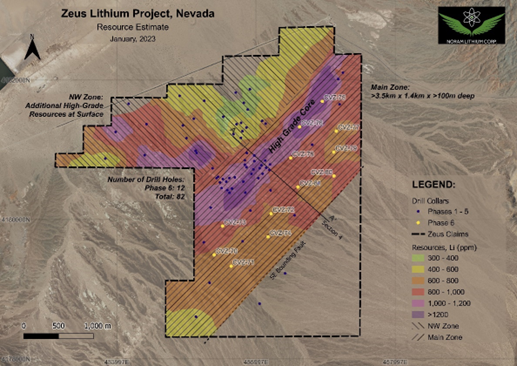 Noram Lithium Corp., Tuesday, January 31, 2023, Press release picture