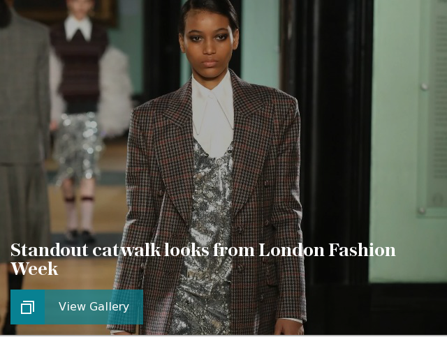 Standout catwalk looks from London Fashion Week