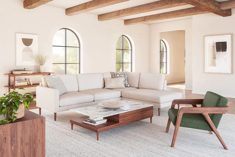 Living room with Medley furniture.