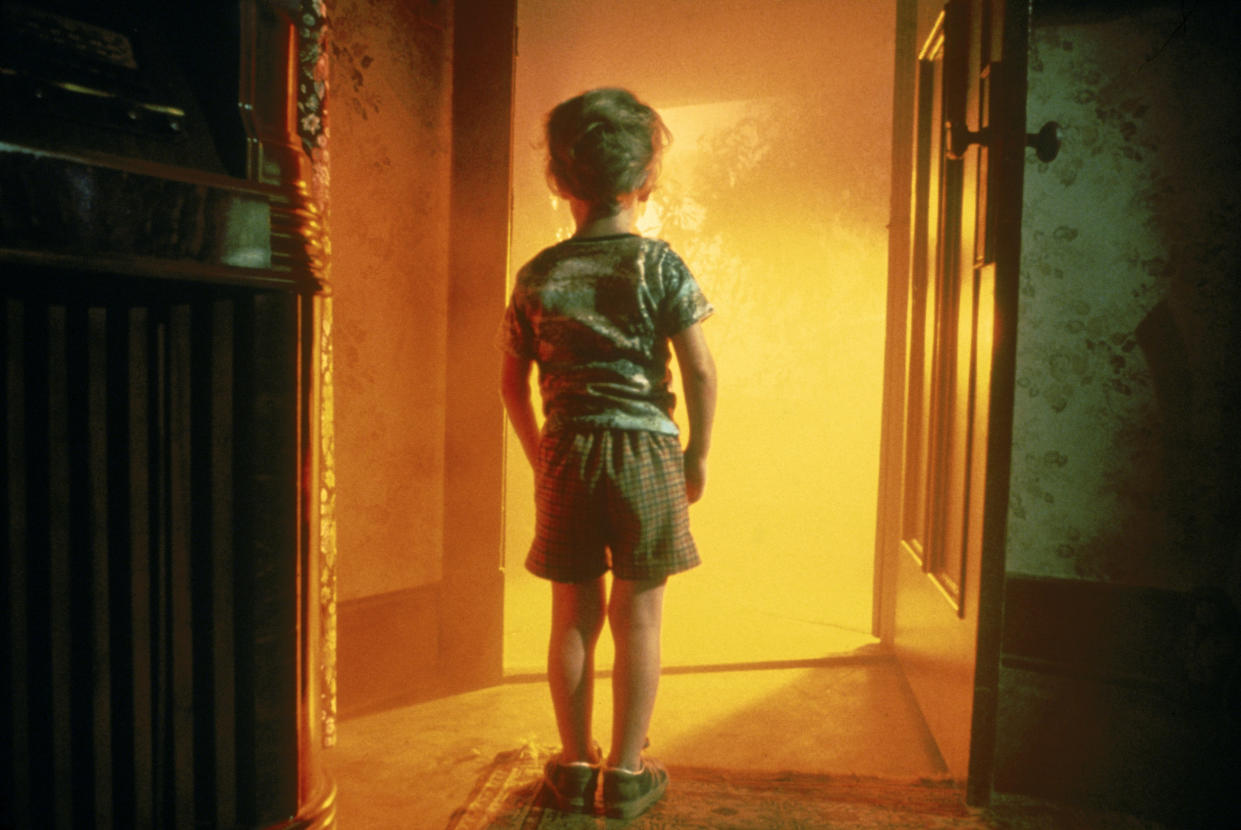 A young boy has a close encounter in Close Encounters of the Third Kind (Courtesy Everett Collection)