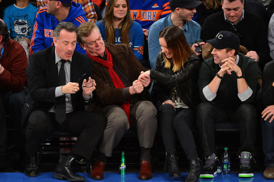 Celebrities Attend The Los Angeles Clippers Vs New York Knicks Game