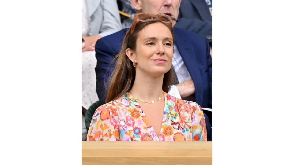 Lady Marina Windsor attends Day Five of Wimbledon 2022 at the All England Lawn Tennis and Croquet Club on July 01, 2022 in London, England.