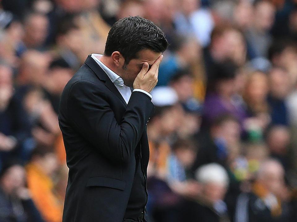 The result was by far the worst of Silva's time at Hull (Getty)