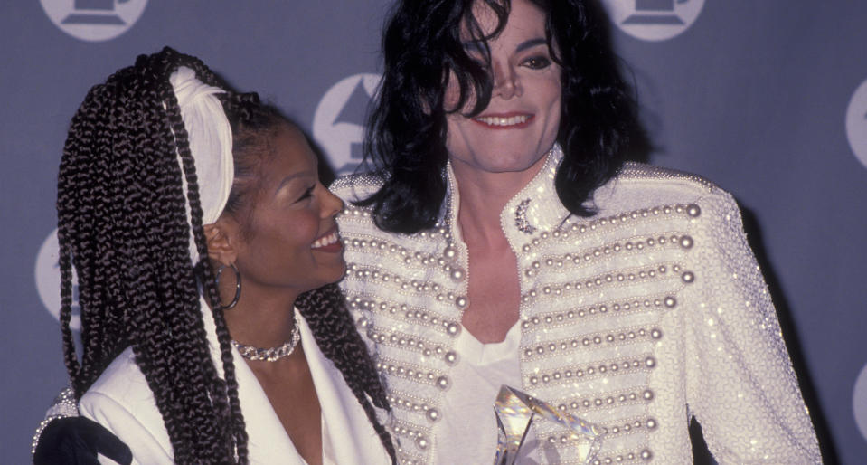 Michael und Janet Jackson bei den Grammys 1993