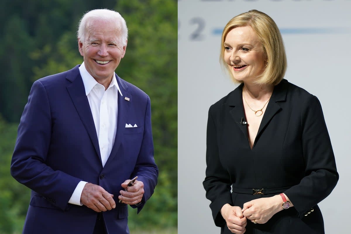 A UK meeting with the US President would ease the pressure on Liz Truss’s expected visit to New York for a UN summit next week (PA) (PA Wire)