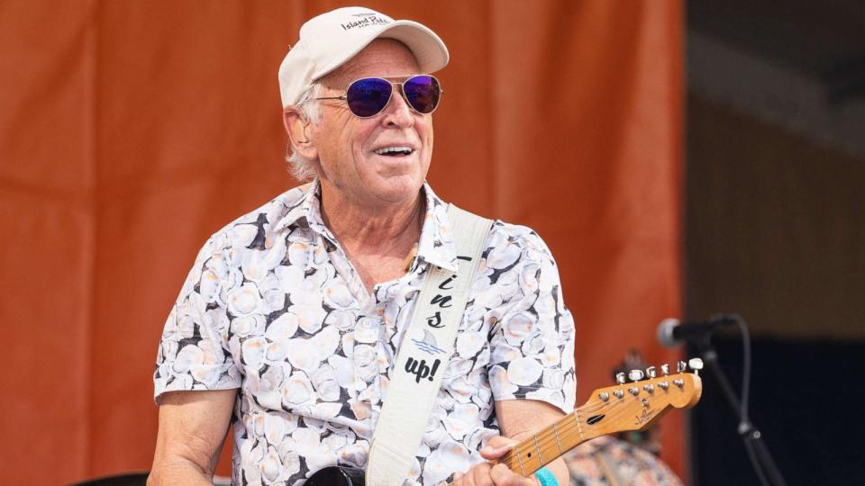 PHOTO: Jimmy Buffett performs during 2022 New Orleans Jazz & Heritage Festival, May 8, 2022 in New Orleans. (Erika Goldring/Getty Images)