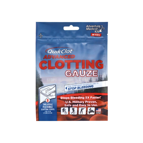 QuickClot Clotting Gauze packet